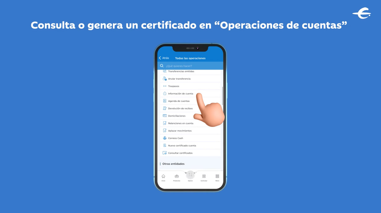 Solicita un certificado de saldo en la App Ibercaja o en tu banca digital