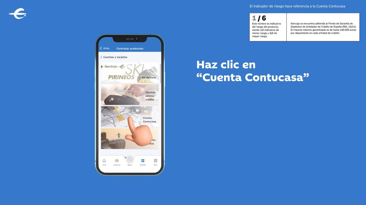 Contrata tu Cuenta Contucasa con la App Ibercaja