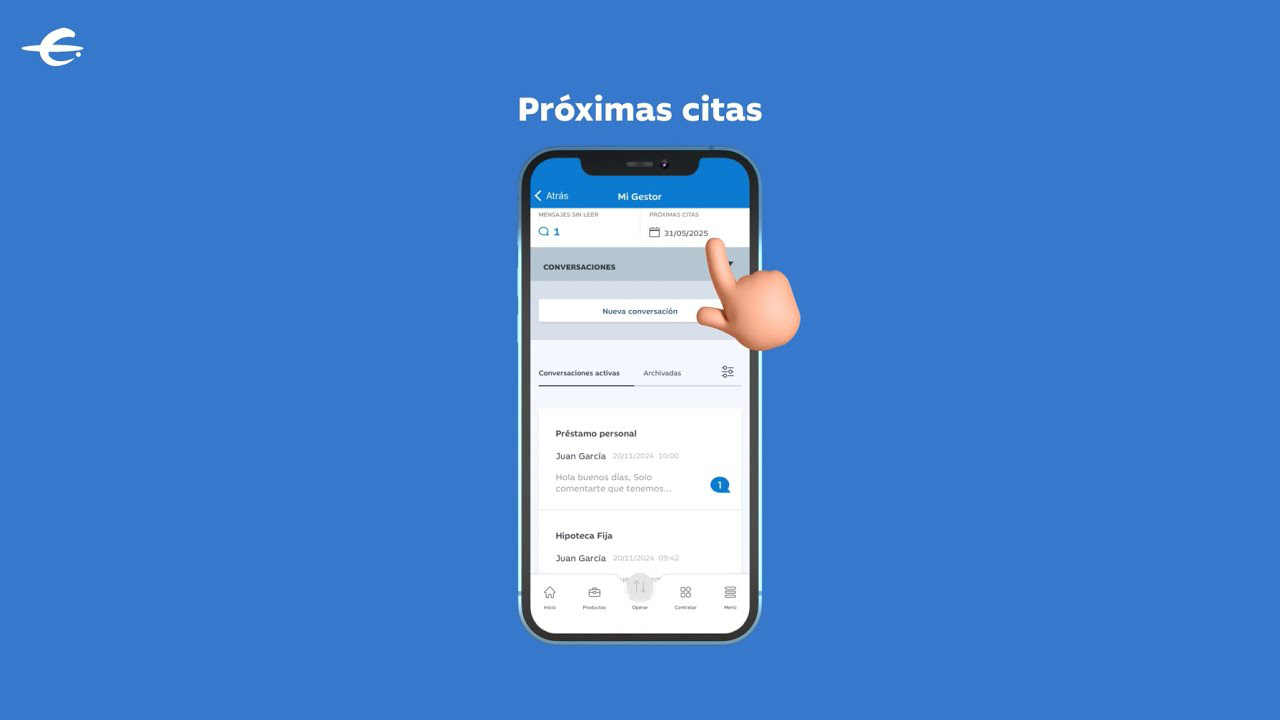 ¿Quieres hablar con tu gestor de Ibercaja?